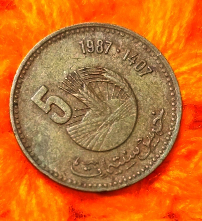 Moroccan riyal 1987 ريال مغربي
