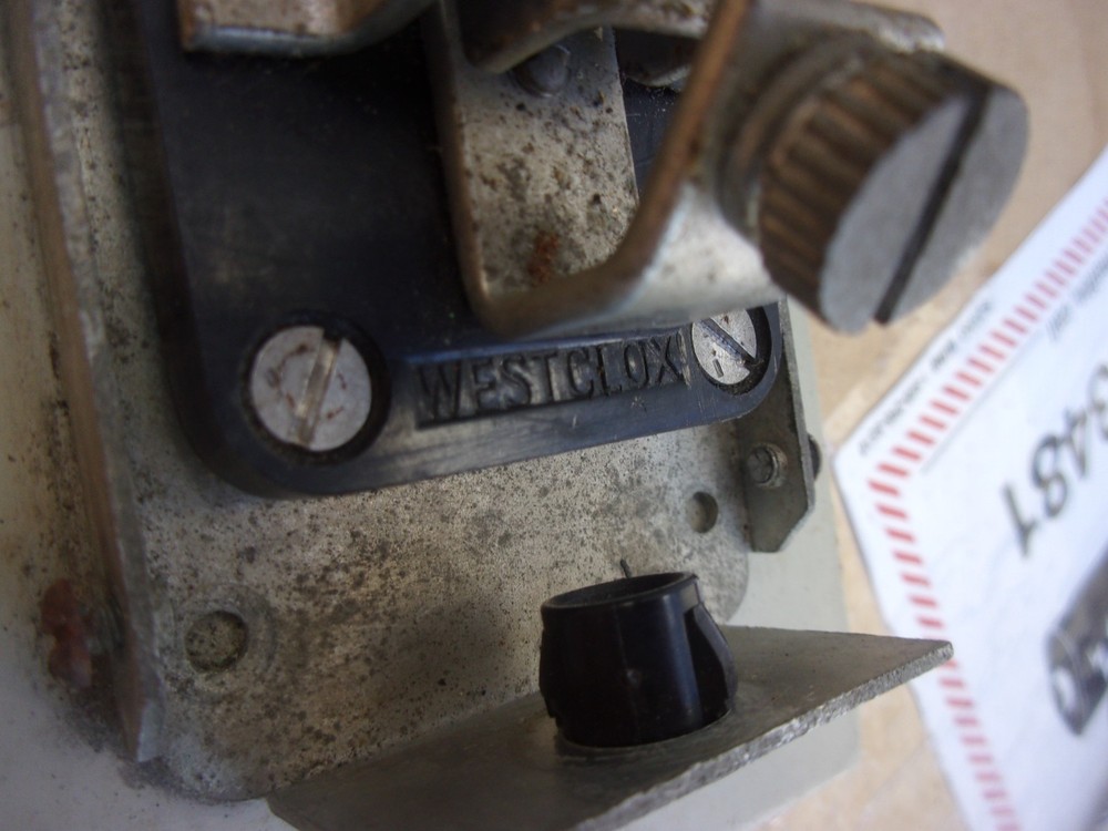 Vintage Westclox WWII CW Morse Code Telegraph Key