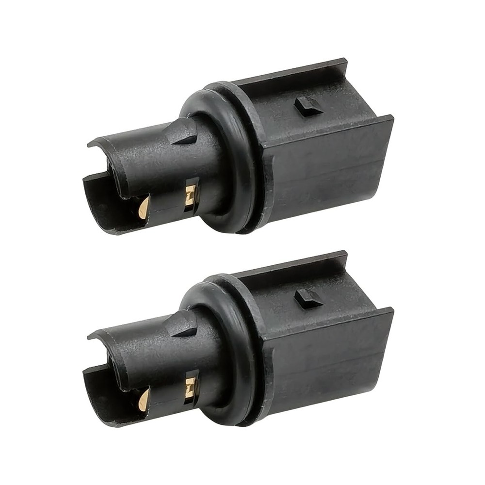2Pcs Side Marker Light Park Lamp Bulb Socket Connector Plug Pigtail Harness Kit
