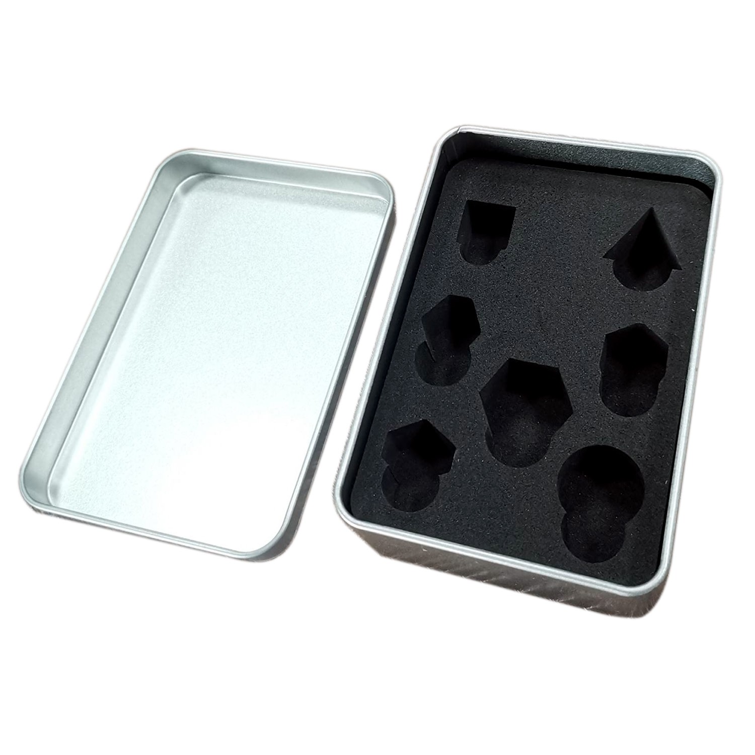 Seven Seas Pirates Metal Red and Gold Dice Set with Display Box