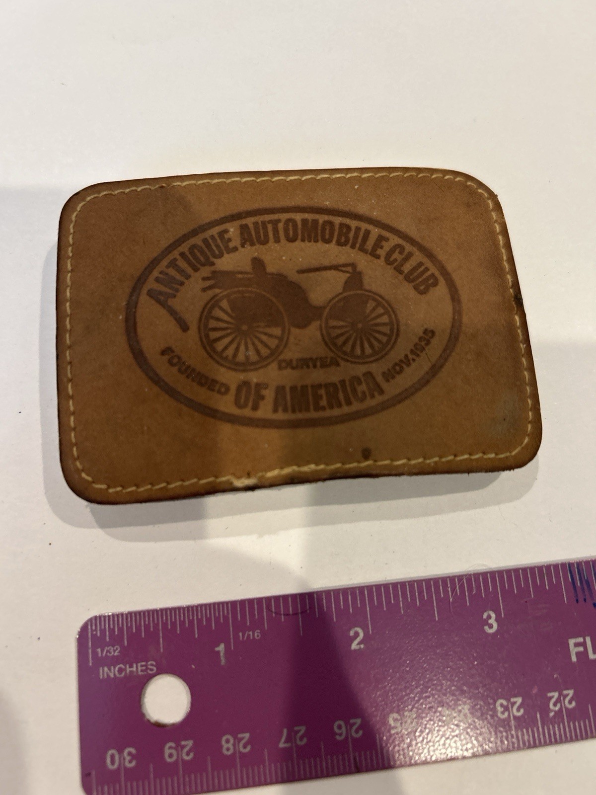 Lot of 19 Vtg Auto Club Patches Pins Buckles Stickers Cadillac Olds AACA Offy