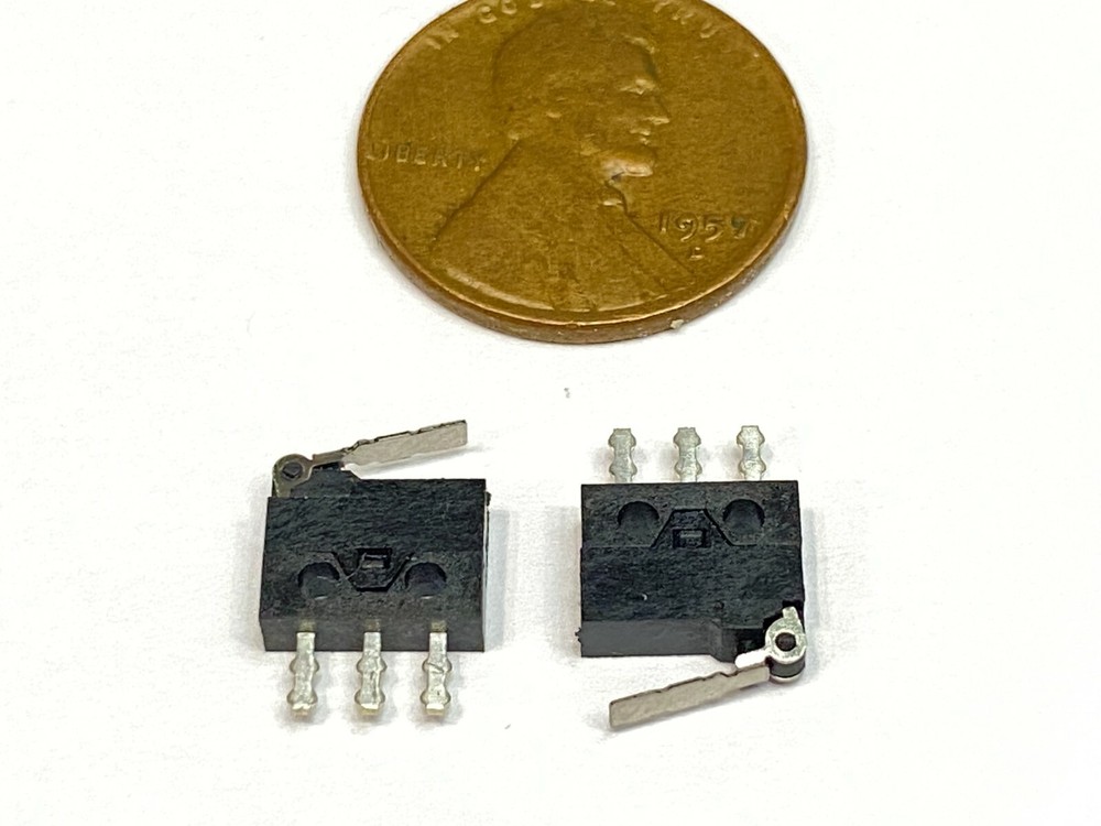 2x MX-1205 NC NO Microswitch Reset mini small Micro Limit Switch Lever E32