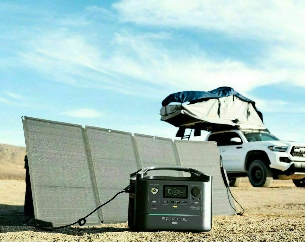 EcoFlow 110W Portable Solar Panel Foldable with Carry Case Certified Refurbished