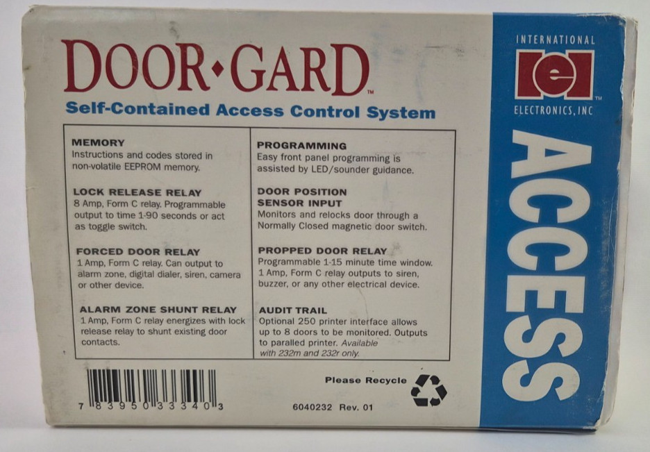 Access Door Guard Self Contained Access Control System 233