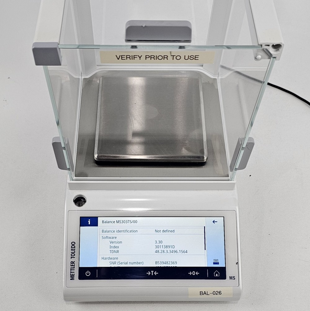 Mettler Toledo, MS303TS, Precision Balance Scale