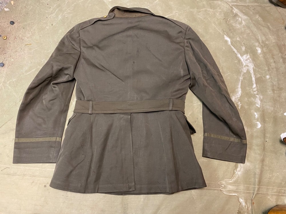 ORIGINAL WWII US ARMY OFFICER CLASS A DRESS JACKET- XSMALL 36R