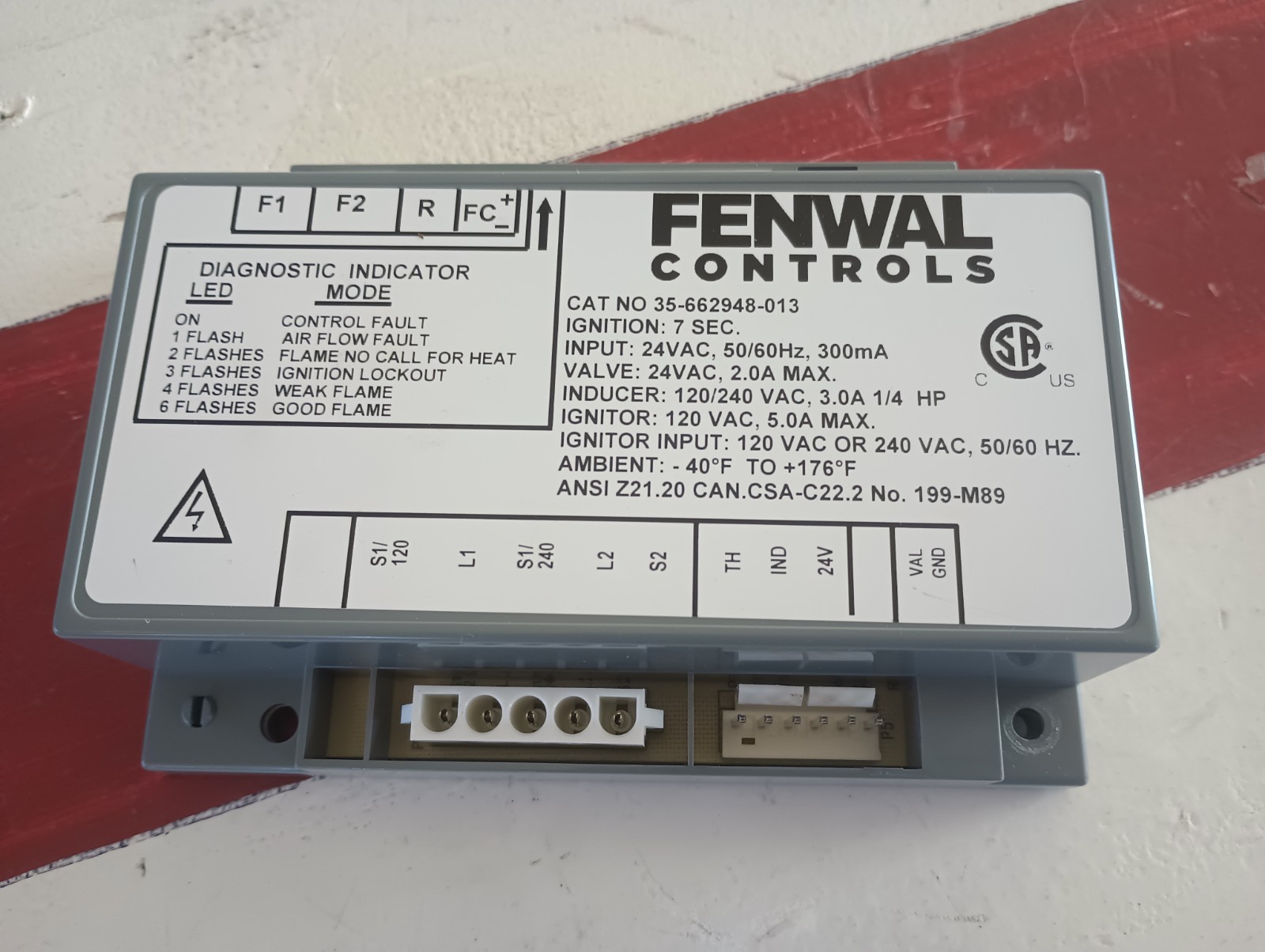 FENWAL 35-662948-013 Automatic Ignition Control Module 476223