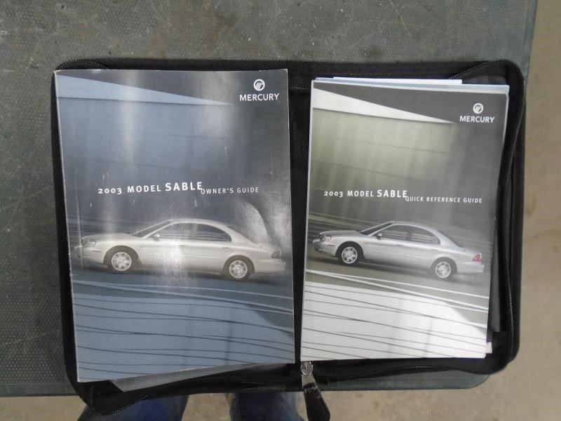 SABLE 2003 Owners Manual 1379732