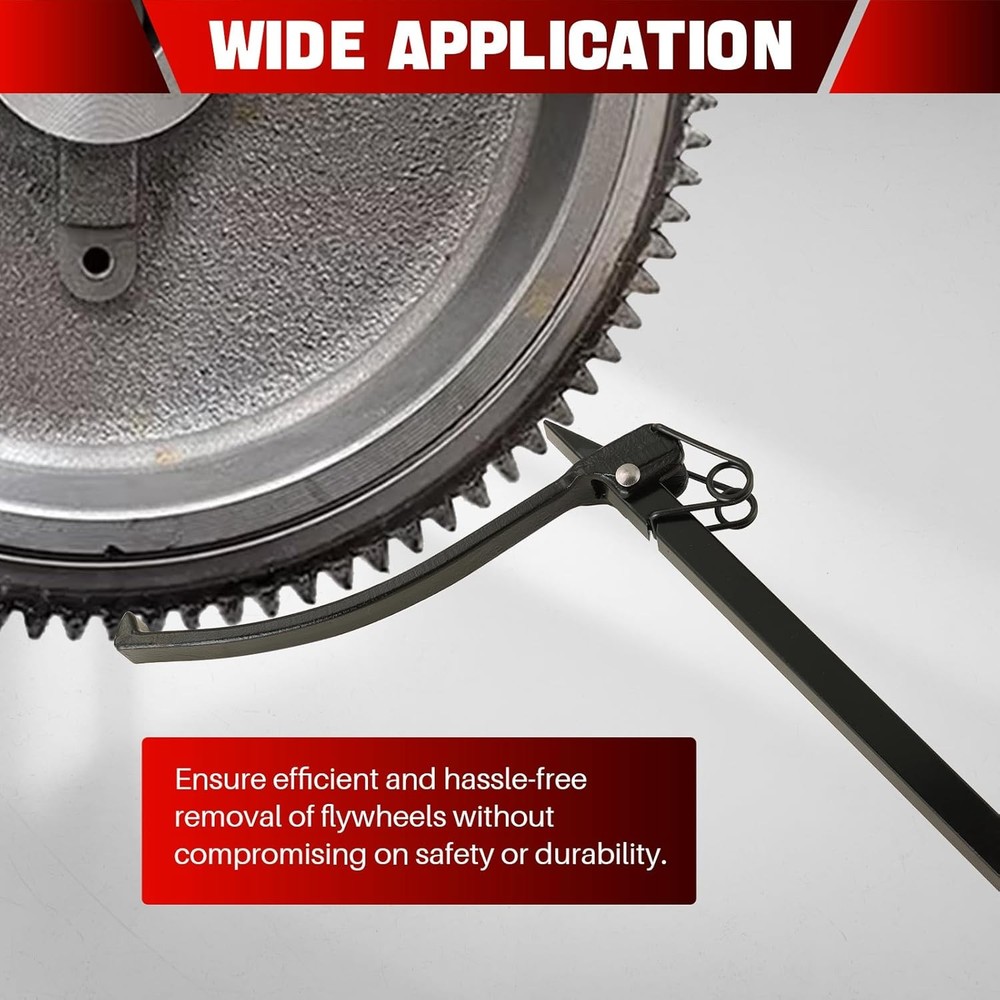 Flywheel Turner Turning Tool Wrench Flex Plate Holder Tool Engine Rotating Tool