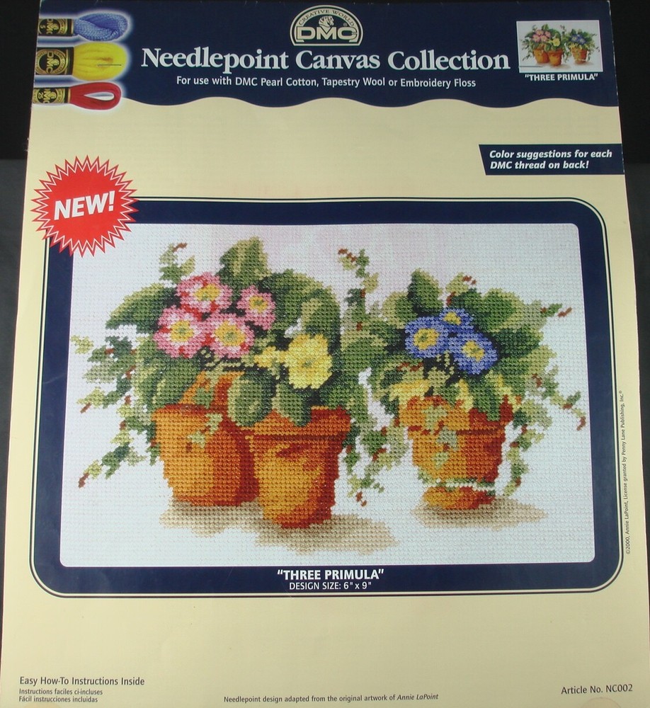 DMC Needlepoint Canvas, VARIOUS