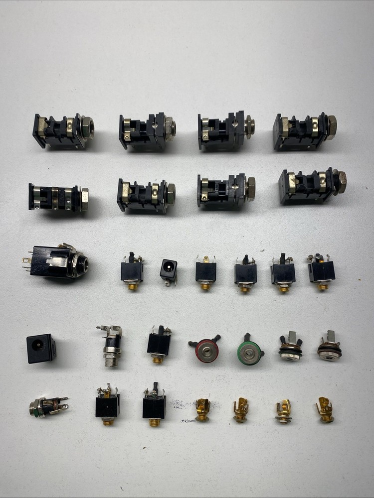 Fender Input Jack Mono(8PC)+(21) others..B19-1