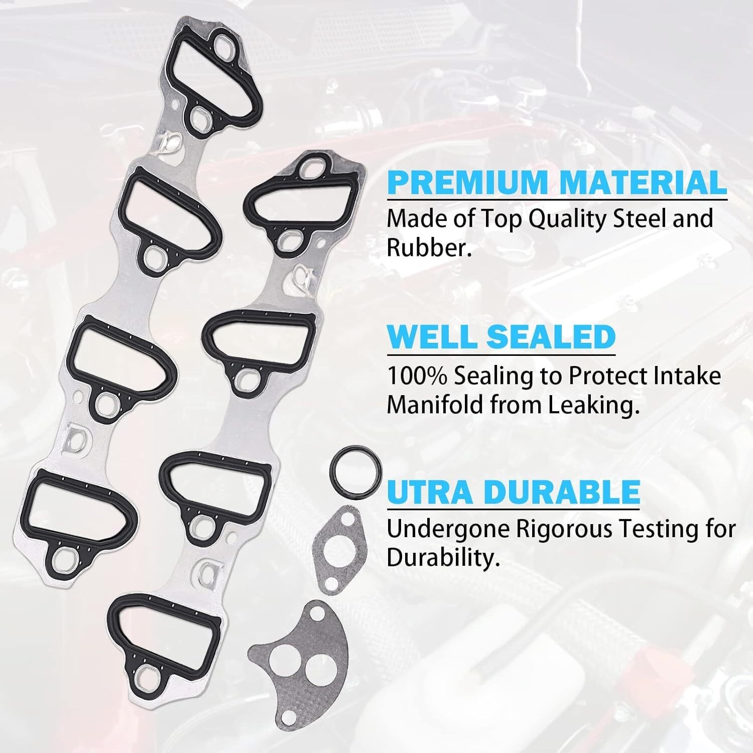 For Fel-Pro Intake Manifold Gasket Set For Chevrolet LS 5.3L 4.8L 6.0L 6.2 NEW