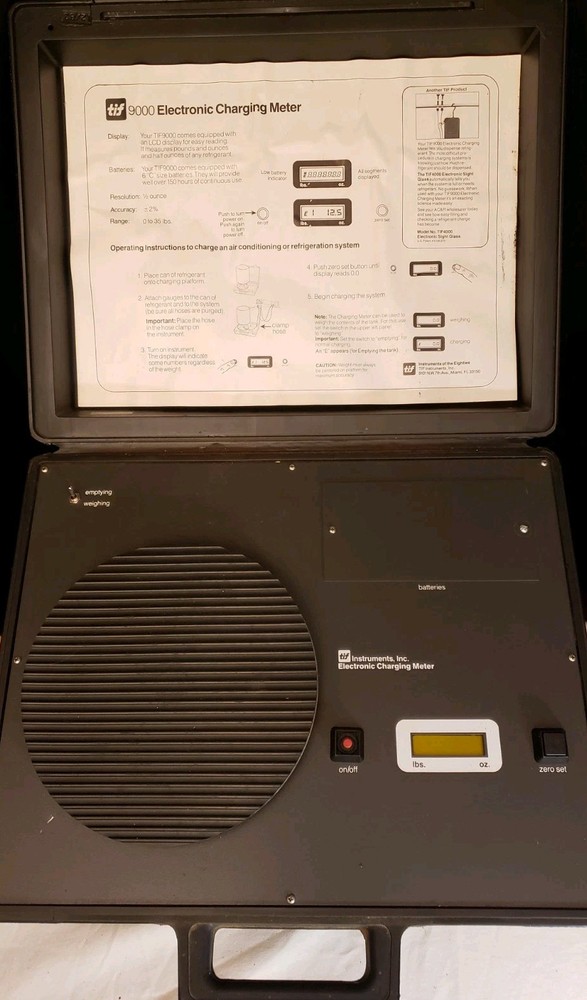TIF 9000 Electronic Charging Meter Scale