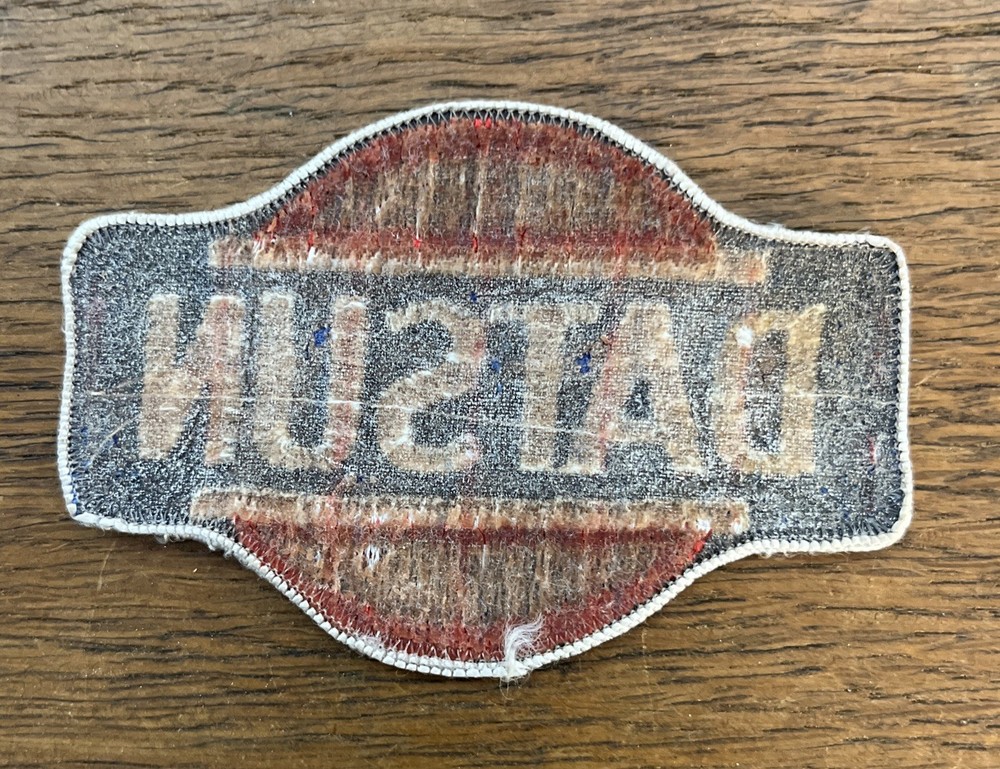 Vintage Datsun Embroidered Sew on Patch