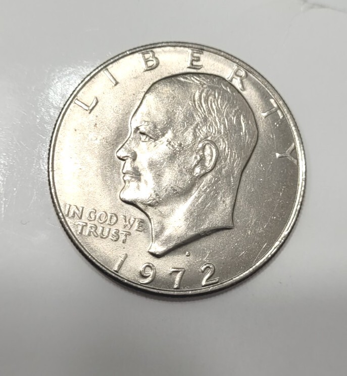 1972-D Eisenhower Dollar Double Strike Error