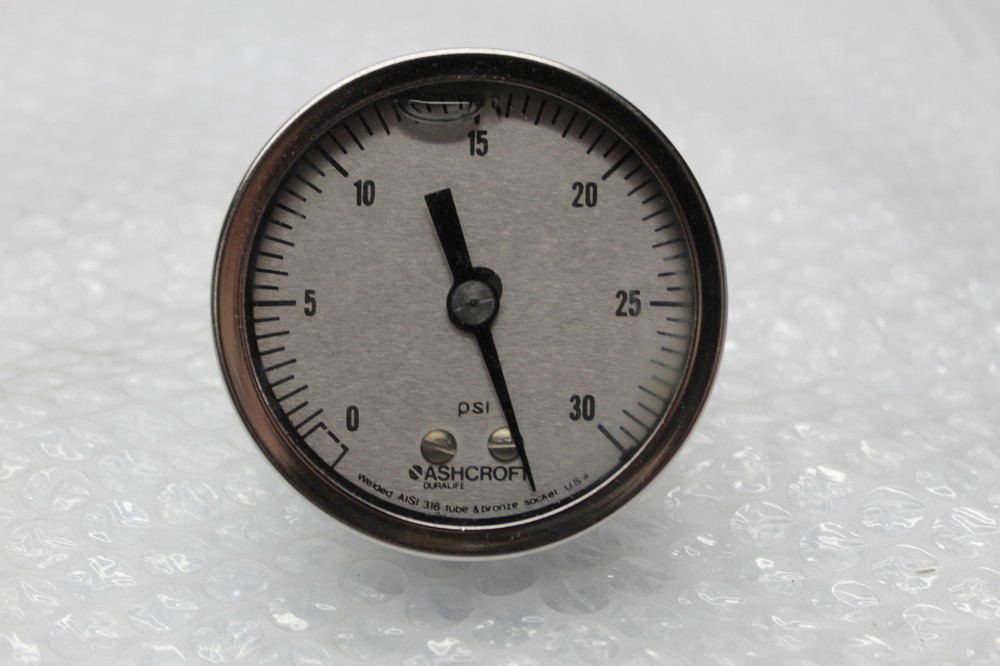 ASHCROFT GAUGE 0-30 PSI NSNP