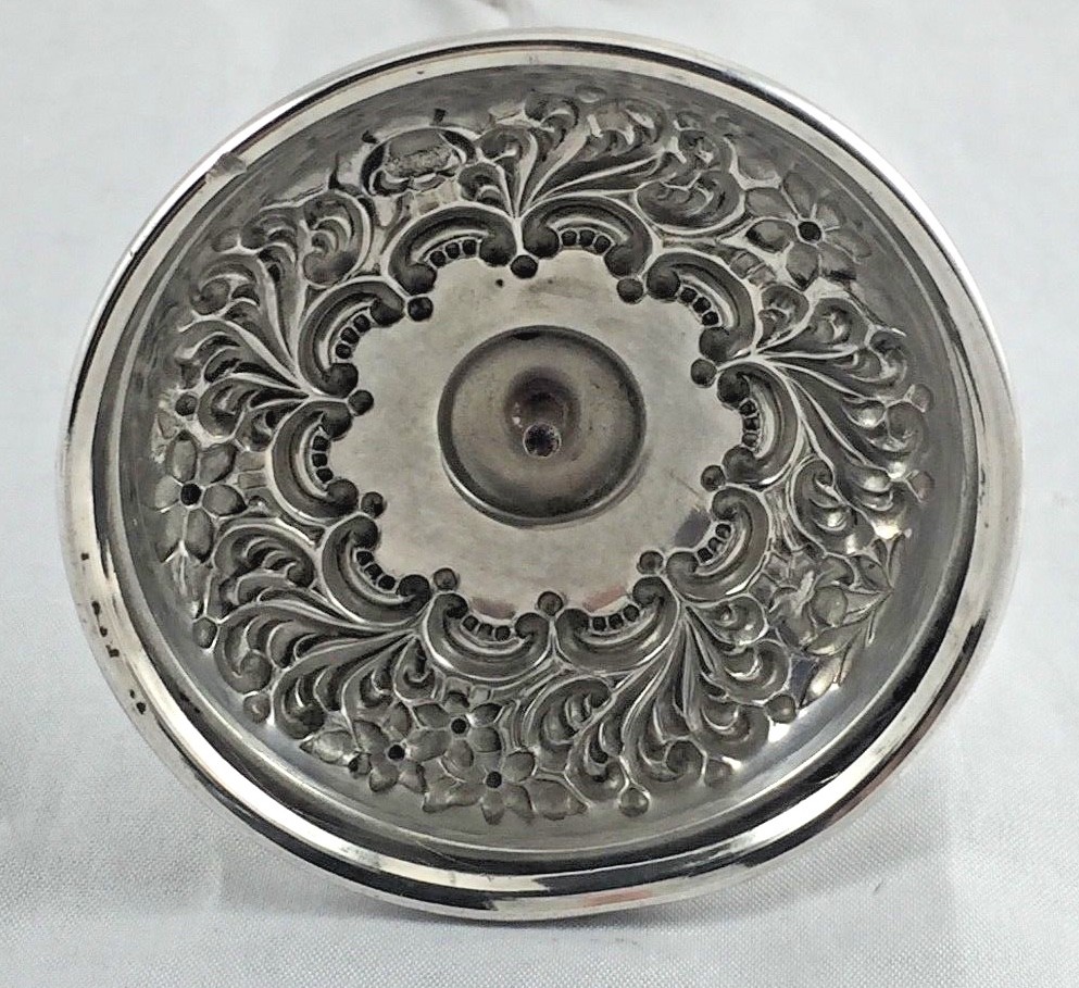 Fancy Sterling Desk Paper Hook/Holder