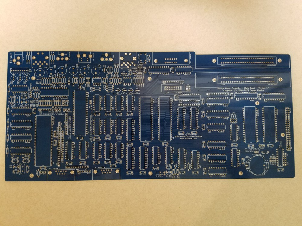 Omega MSX2 Home Computer, Kiselev, DIY Hardware Project, PCB ONLY, US Seller