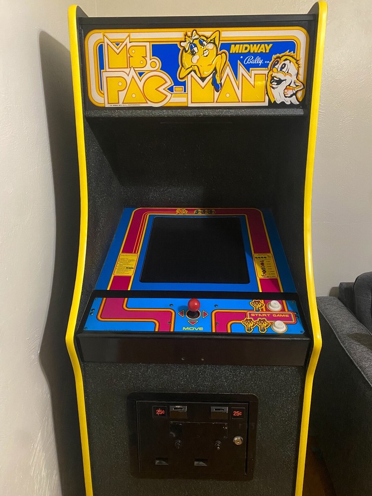 ORIGINAL VINTAGE Ms PAC-MAN ARCADE MACHINE