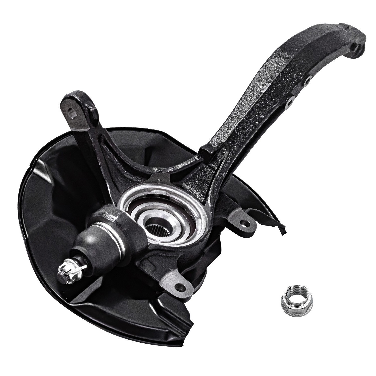 Front Steering Knuckles & Wheel Hub Bearings for 2009 2010-2012 Honda Accord TSX