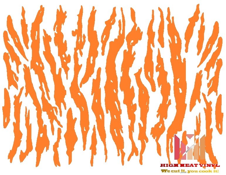 Standard Vinyl Stencil/Vinyl Decal 10" x 12" -Vietnam Tiger stripe style