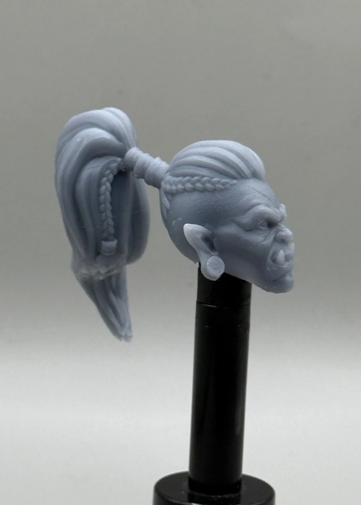 Orc Warrior Female Head - Mythic legions 2.0