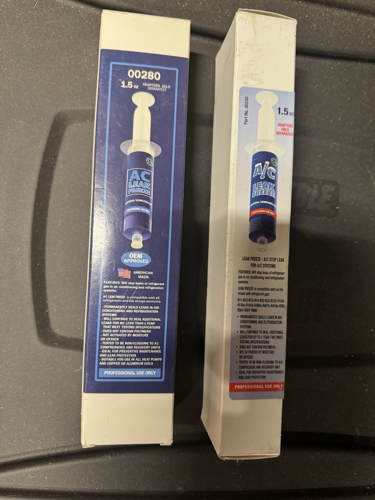 AC Leak Freeze A/C Leak Sealer Syringe 1.5oz HVAC refill (See Description)