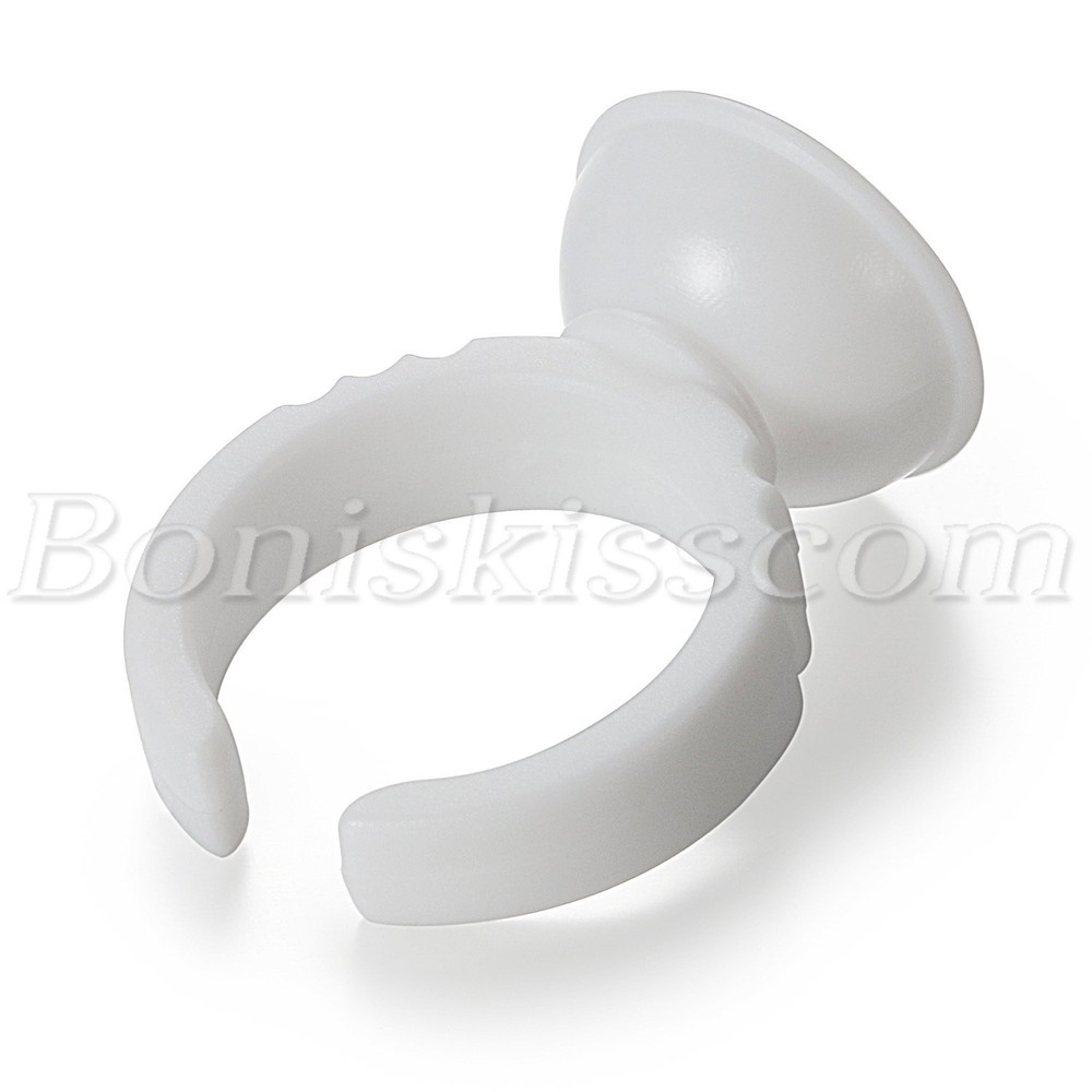 100pcs Wearable Disposable Grafted Separators Holder Ring for Eyelash Extensions