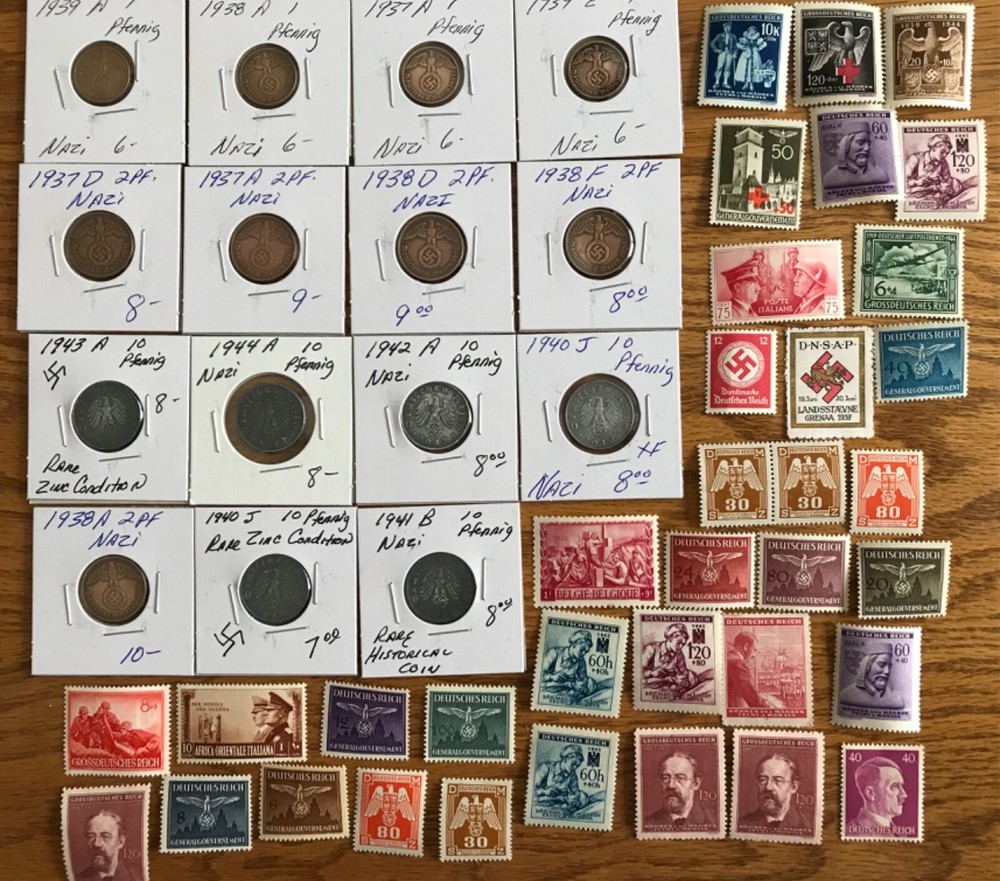 Third Reich Coins and Stamps