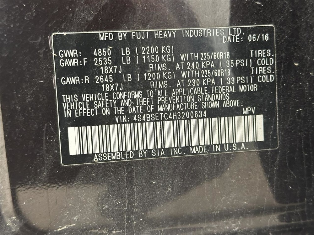 Camera/Projector Camera Windshield Mounted Upper Fits 17 LEGACY 2814025