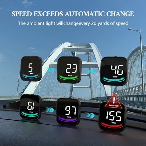 GPS Speedometer Digital Speedometer for Ca Universal Heads Up Display,