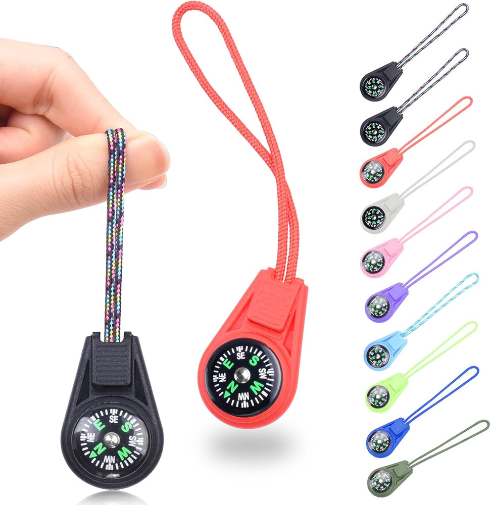 Compass Bulk Mini Compass for Navigation Lesson,Plastic Compasses for Party Favo