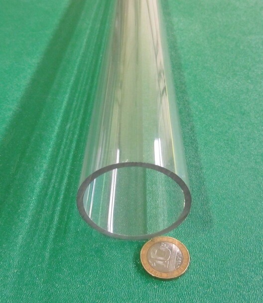 Polycarbonate Clear Round Tube / Tubing 2.00" x 1.75" (2.0" x 1 3/4")-946