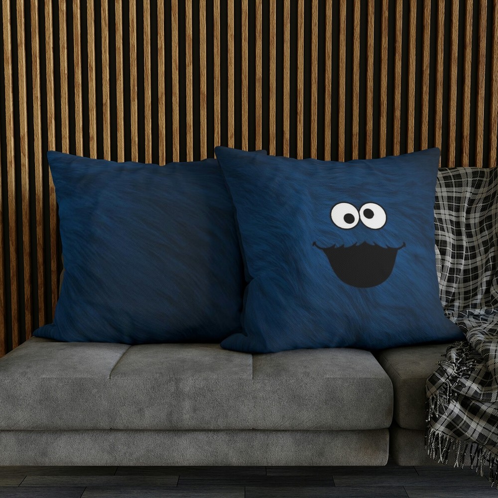 Cookie monster pillowcase dark blue