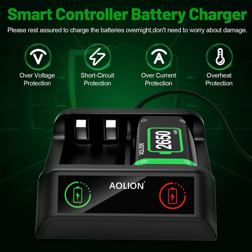 Rechargeable Battery Pack for Xbox One/ X|S Controller 25 Hours Playing Time