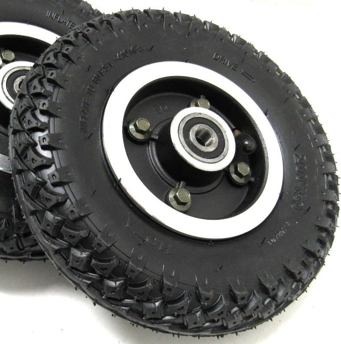 SP1 Ski Protec Dolly Set W/Premium Heavy Duty Pneumatic Wheels Snowmobile