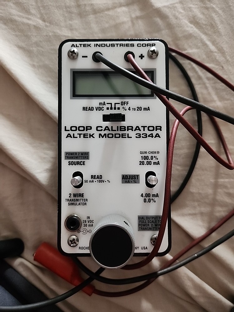 Altek 334A Loop Calibrator Pre-Tested Tested Working Great Condition