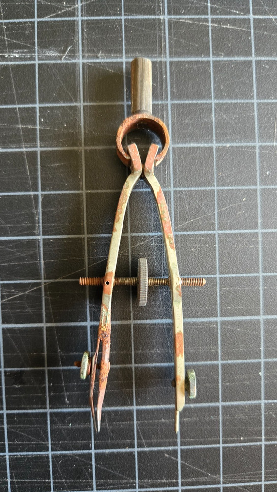 Complete Vintage Noris Drafting Tool Set (with original case)