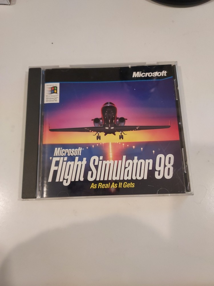 Microsoft Flight Simulator 98 Game Complete PC CD ROM