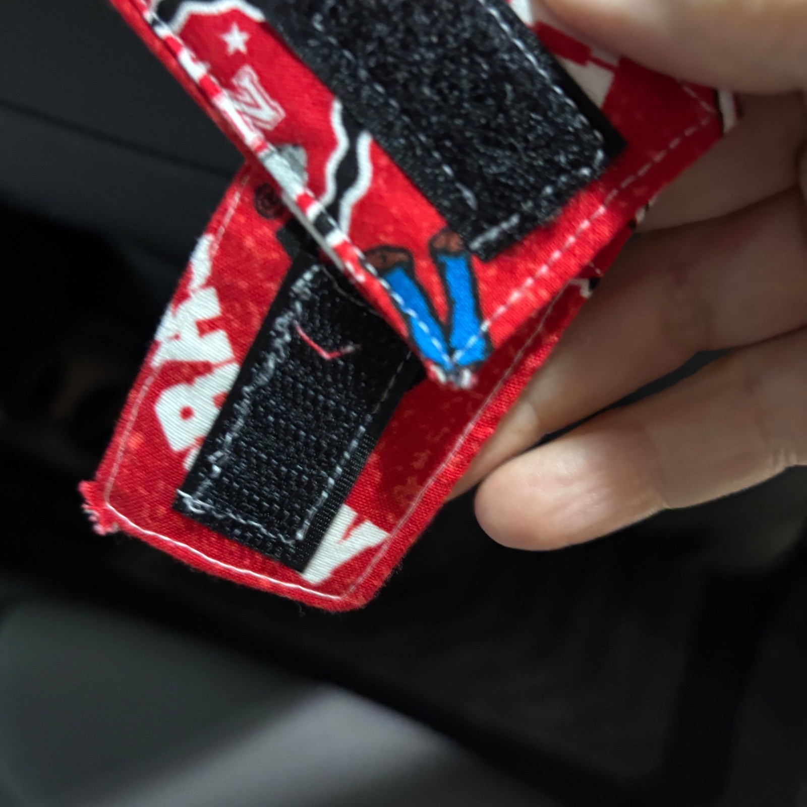 Car Trash/Utility Tote Bag NU Herby Crest Design 9" w x4" dx 12" l Handmade