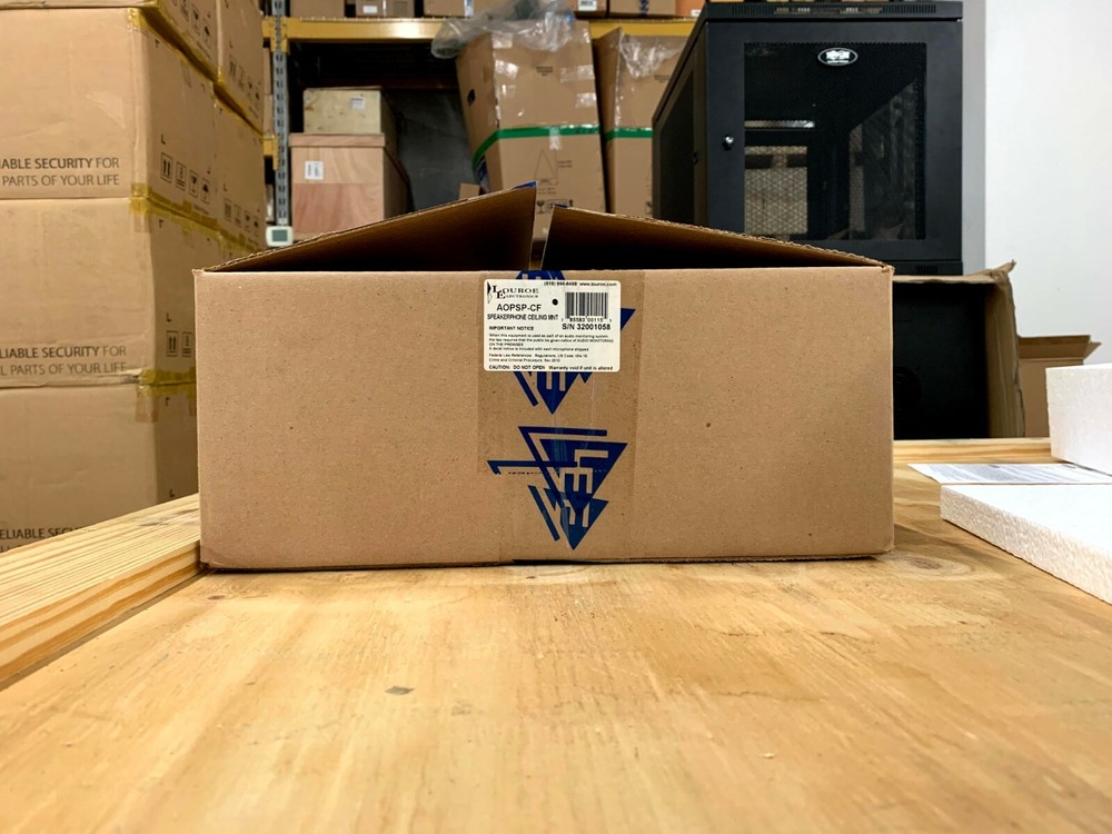 Louroe Electronics LE-115 Ceiling Speakerphone Flush Mount White