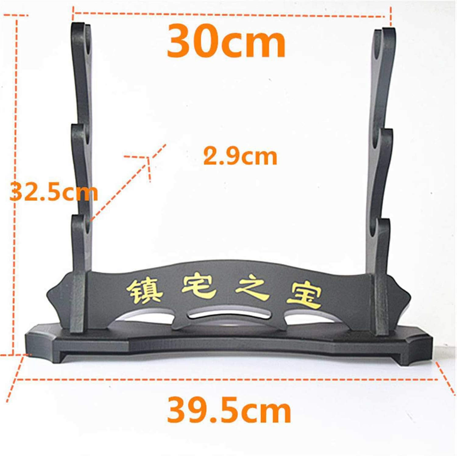 3 Layer House Treasure Samurai Sword Katana Wakizashi Tanto Stand Holder Display