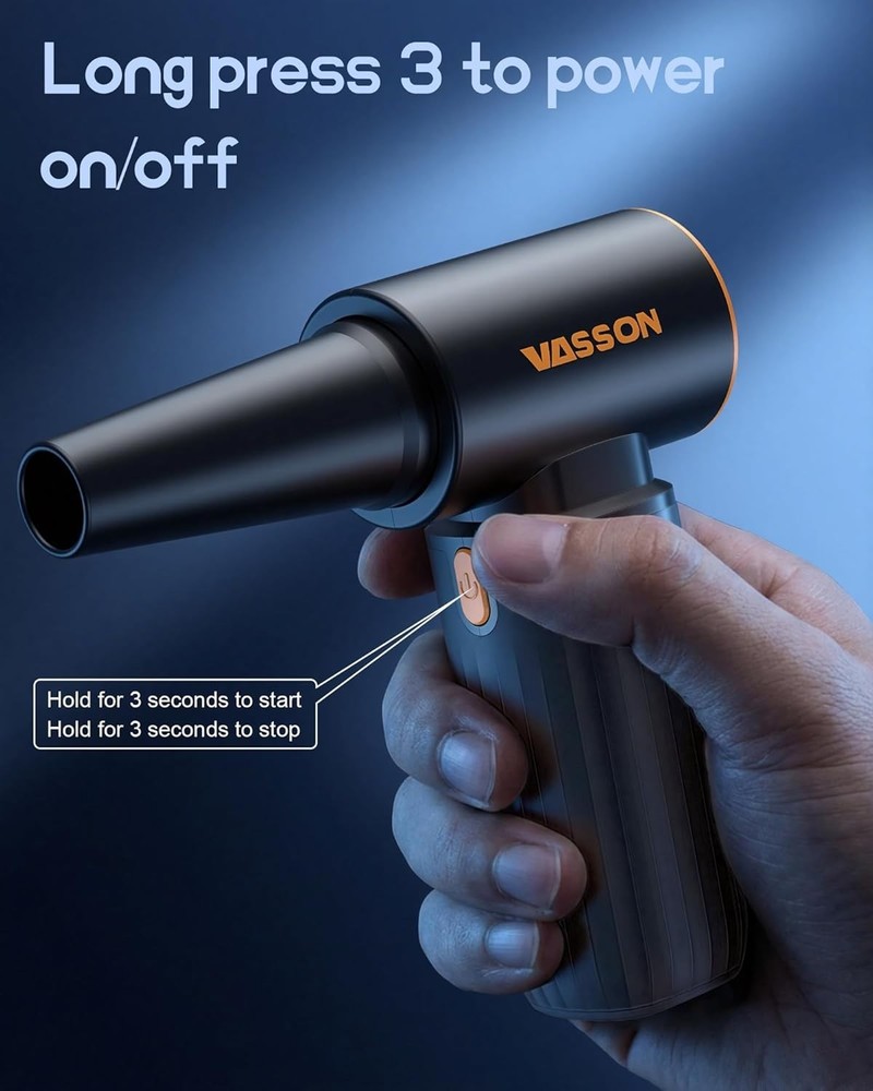 Mini Portable Air Duster - Fast Charging, Long Runtime