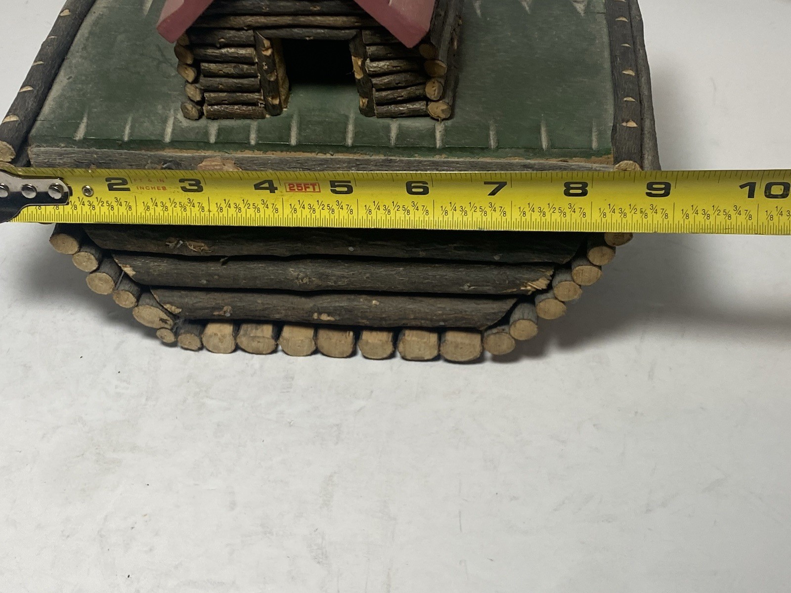 Hand Crafted Wooden Folk Art Noah's Ark Boat Ship Floating