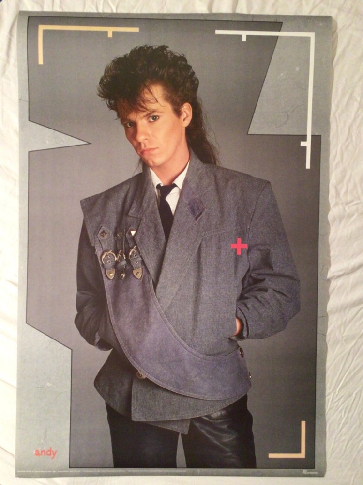 Andy Taylor Duran Duran 1984 Poster Francesco Scavullo Photo Verkerke Holland