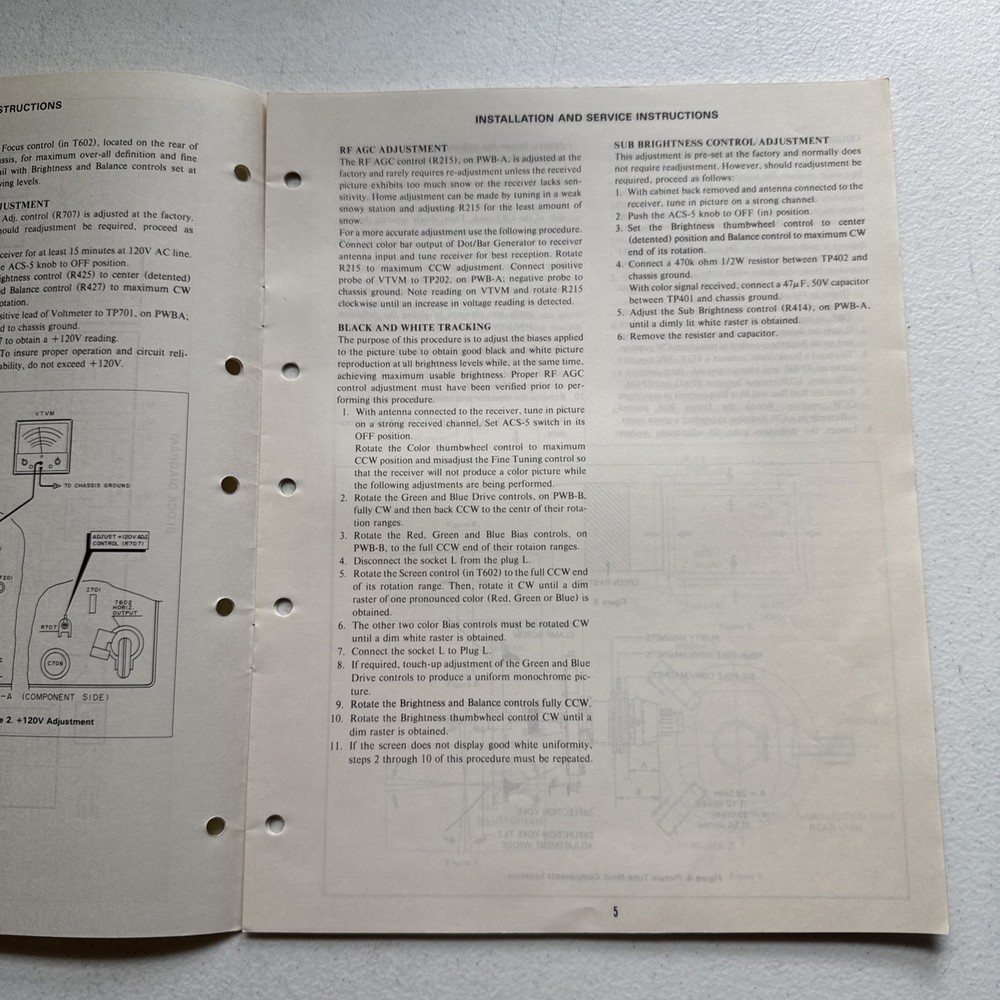 Sharp Electronics Color Television Model C1385 Preliminary Service Information