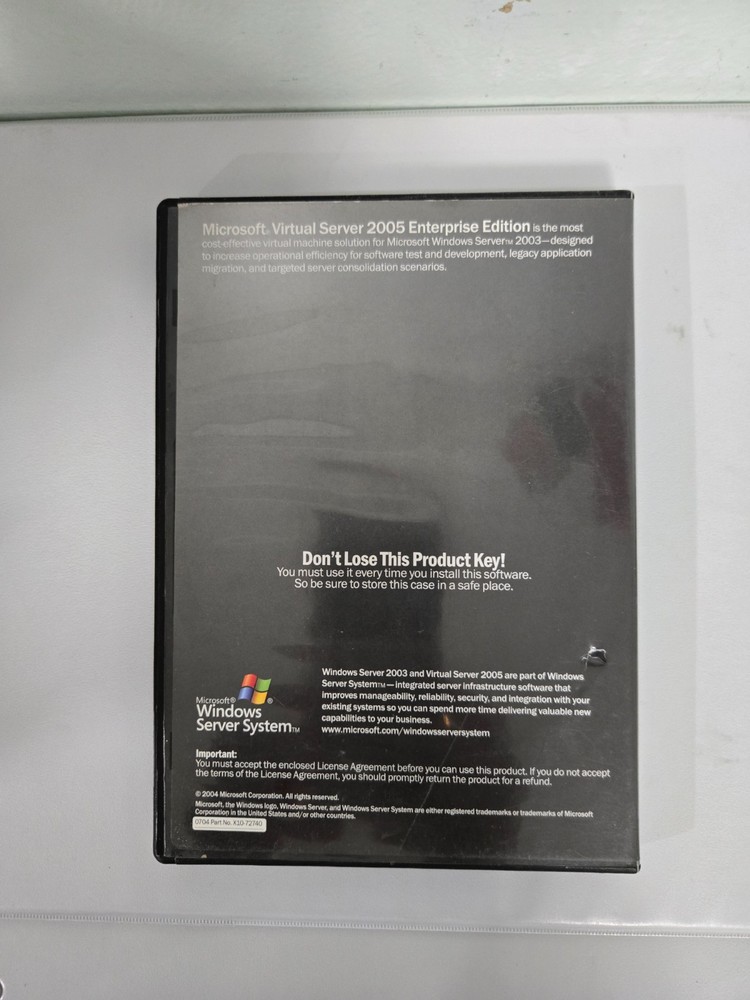 Microsoft Virtual Server 2005 Enterprise Edition