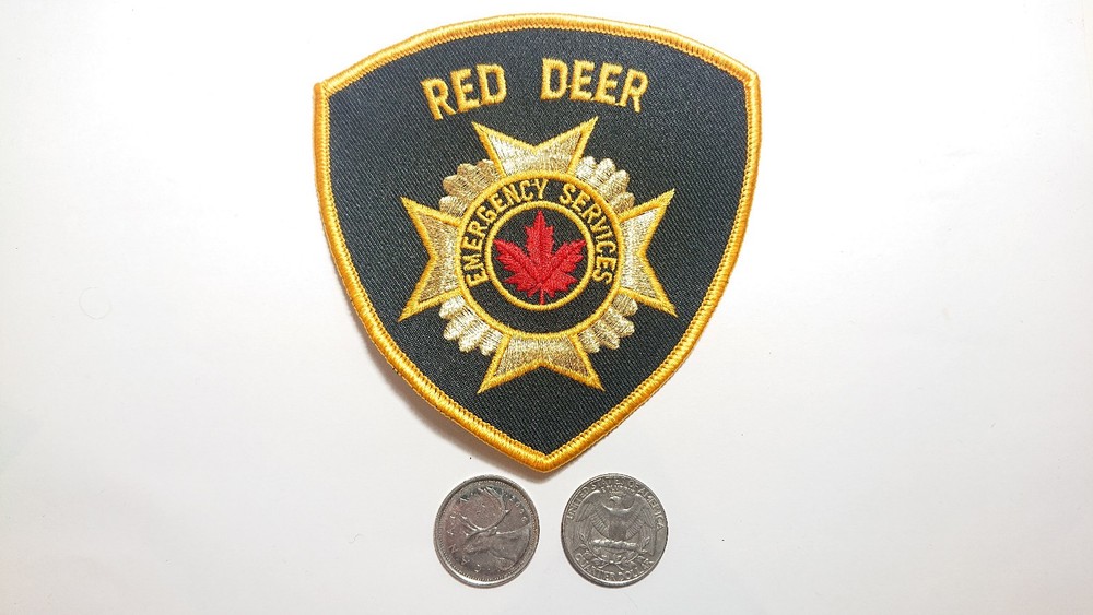 Red Deer Fire Department Patch Badge Crest