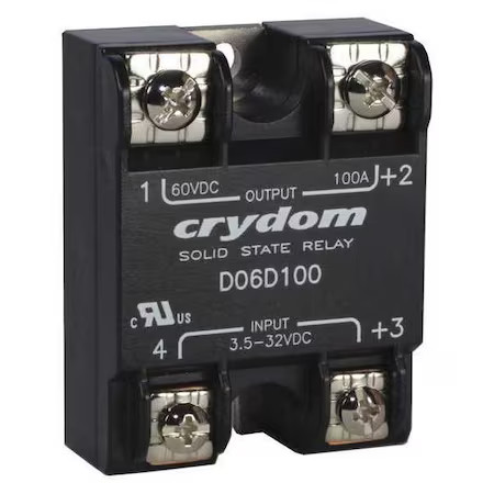 Crydom D06d80 Solid State Relay, 1 Phase, Screw Clamp, Panel, Mosfet