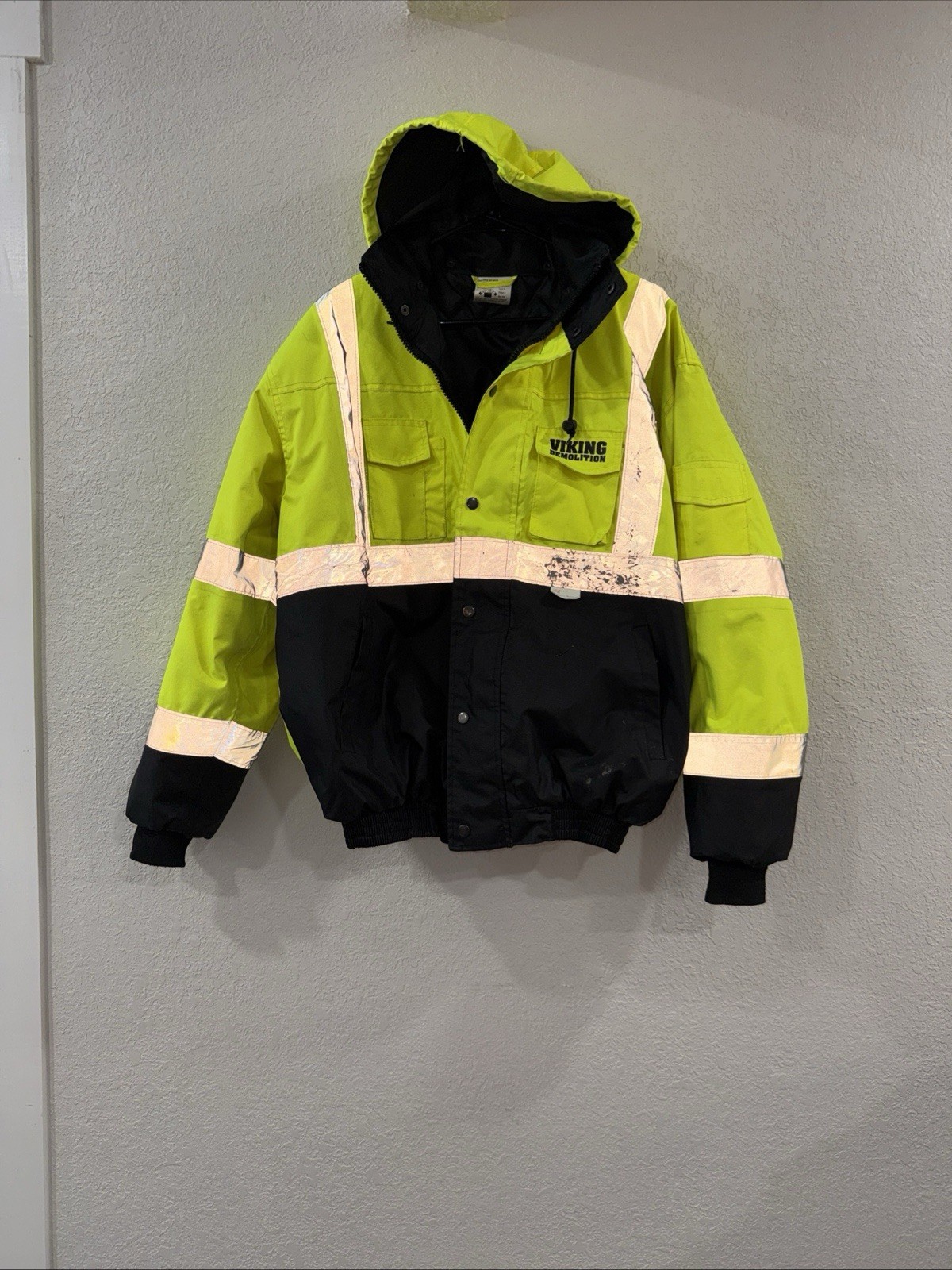 Frog Wear Reflective Jacket Size X-Large. Viking Demolition